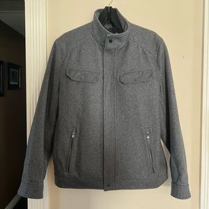 Michael Kors Grey Wool Blend Coat (Small)